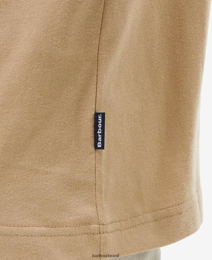 roupas Barbour camisa pólo primeiro pé de milho homens NH4442572