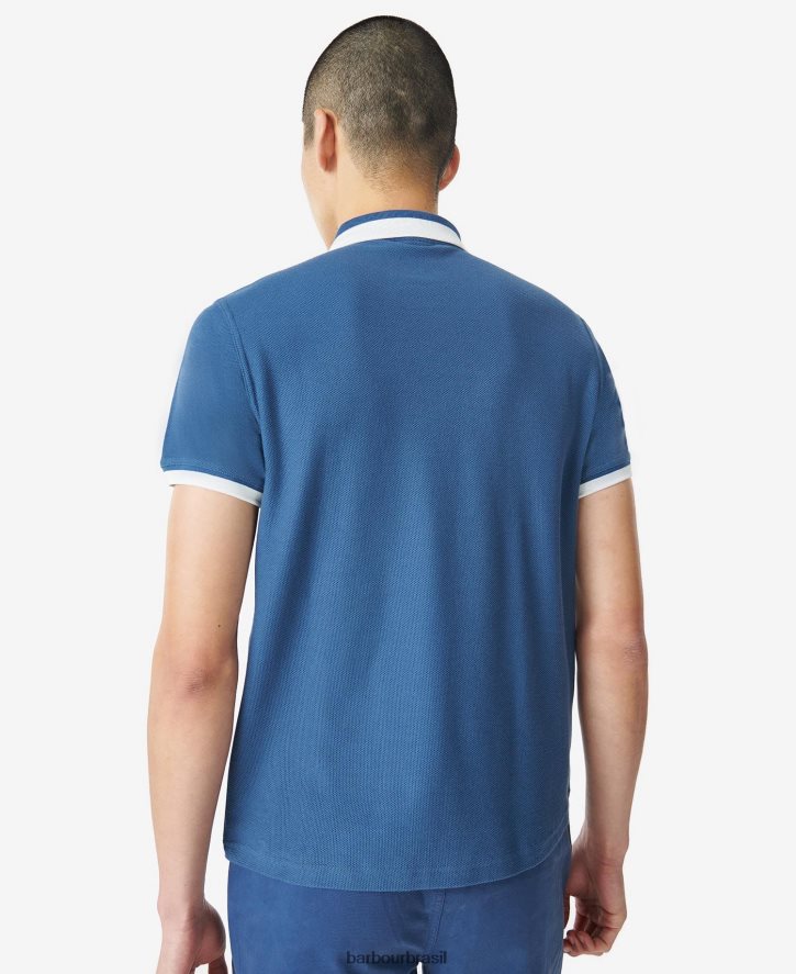 roupas Barbour camisa pólo richmond jeans escuro homens NH4442566