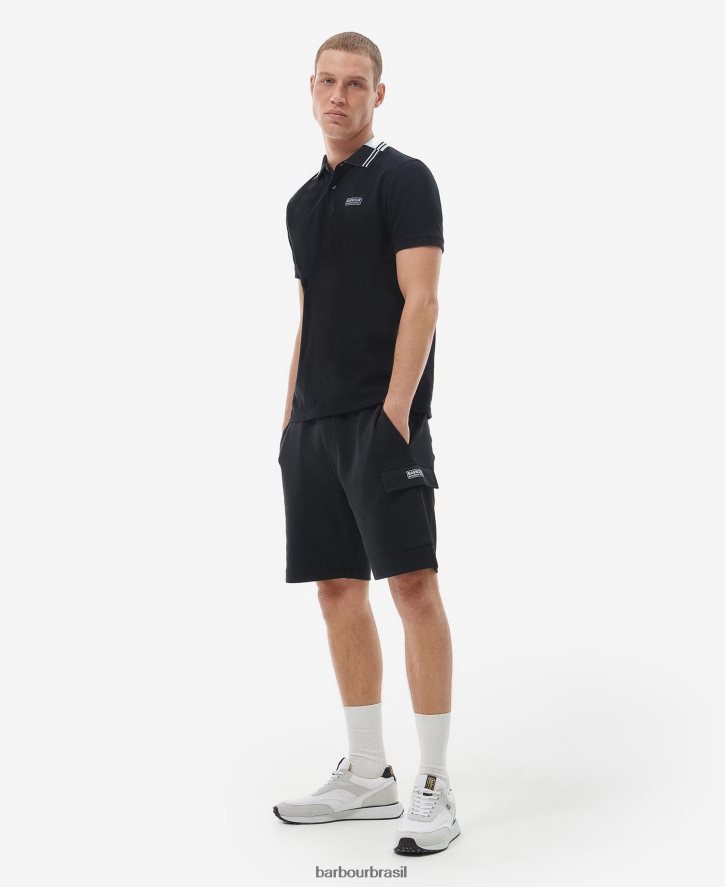 roupas Barbour camisa pólo ziggy Margarida cinzenta homens NH4442696