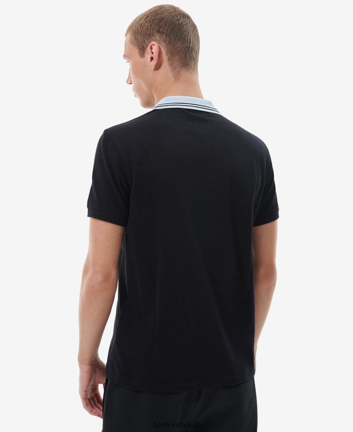 roupas Barbour camisa pólo ziggy Margarida cinzenta homens NH4442696