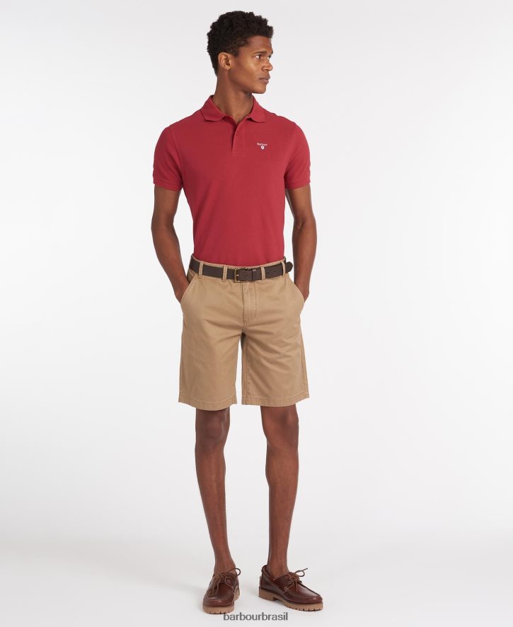 roupas Barbour camisa polo esportiva esporte azul homens NH4442634