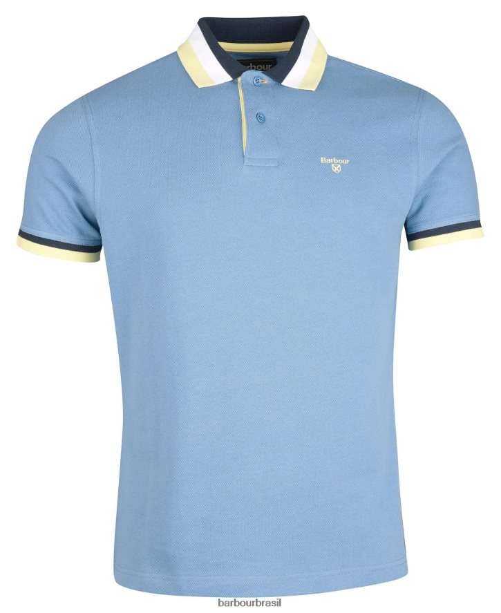 roupas Barbour camisa polo finkle hortelã empoeirada homens NH4442628