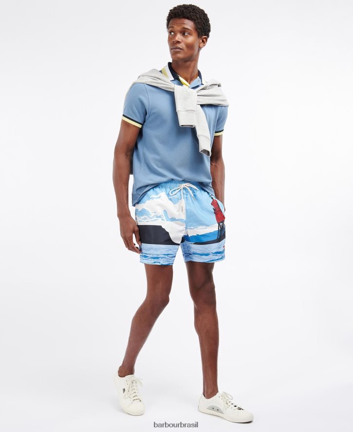 roupas Barbour camisa polo finkle hortelã empoeirada homens NH4442628