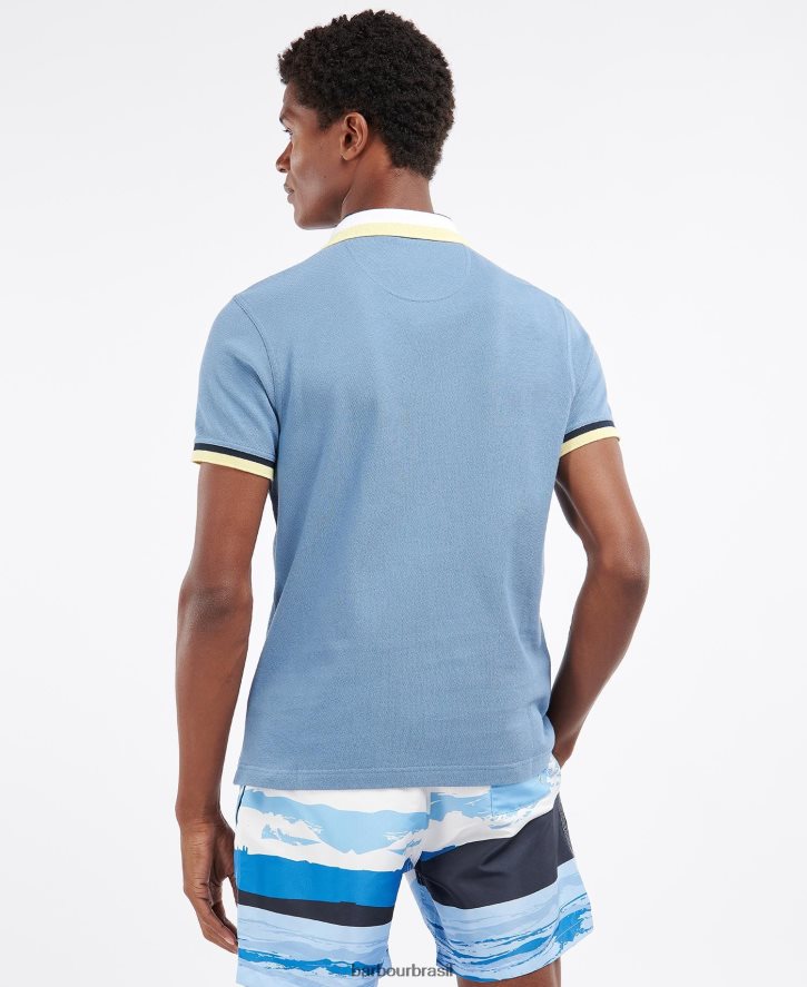 roupas Barbour camisa polo finkle hortelã empoeirada homens NH4442628