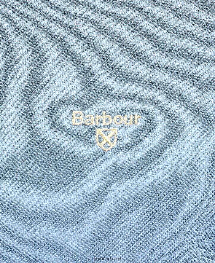roupas Barbour camisa polo finkle hortelã empoeirada homens NH4442628