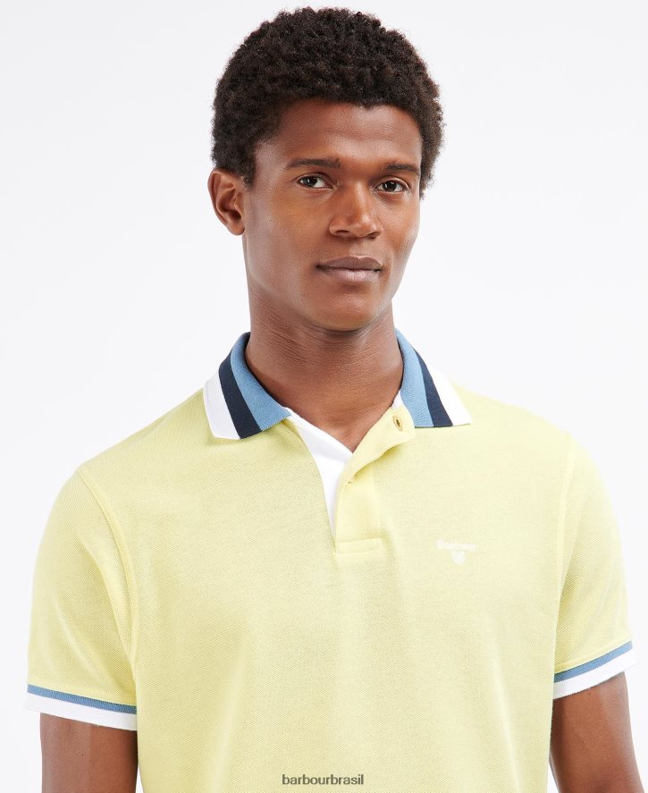 roupas Barbour camisa polo finkle hortelã empoeirada homens NH4442672