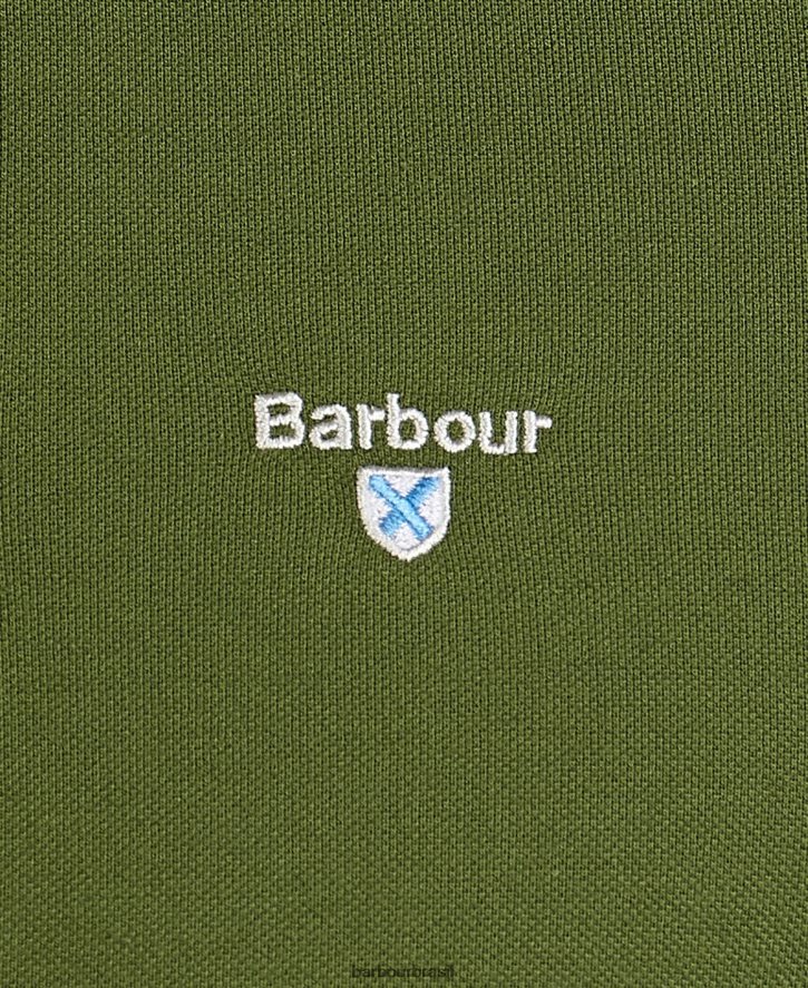 roupas Barbour camisa polo lynton herança azul homens NH4442547