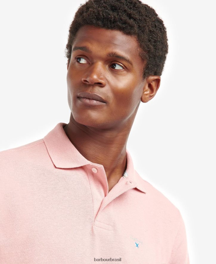 roupas Barbour camisa polo ryde hortelã empoeirada homens NH4442625