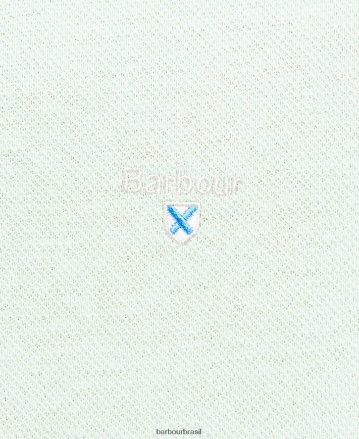 roupas Barbour camisa polo ryde hortelã empoeirada homens NH4442697