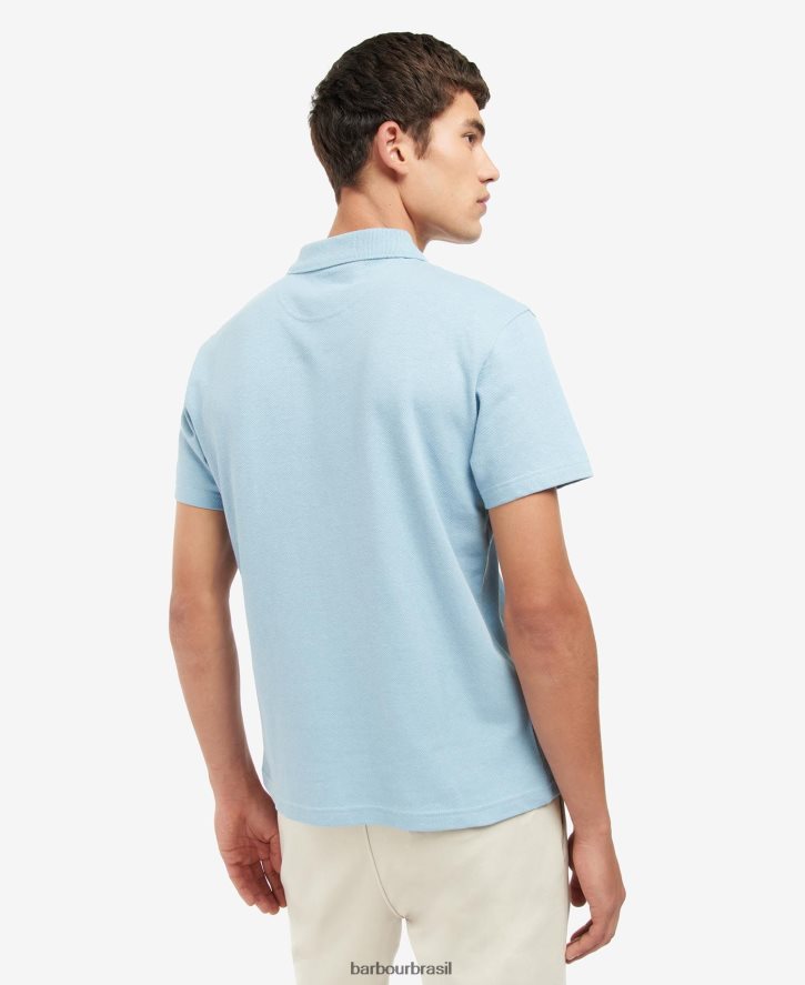 roupas Barbour camisa polo ryde hortelã empoeirada homens NH4442715