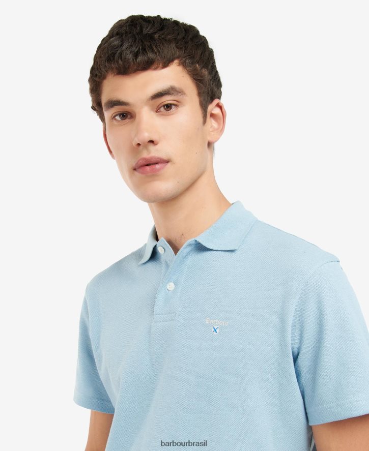 roupas Barbour camisa polo ryde hortelã empoeirada homens NH4442715