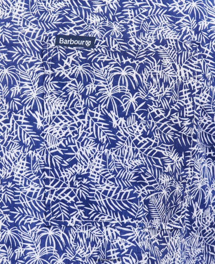 roupas Barbour braithwaite camisa de verão de manga curta azeitona empoeirada homens NH4442313