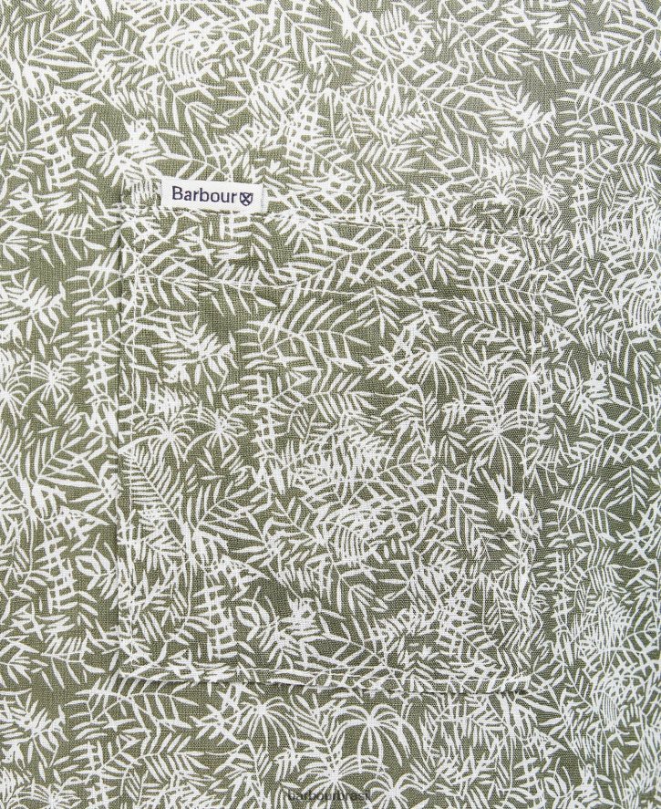 roupas Barbour braithwaite camisa de verão de manga curta azul escuro homens NH4442503