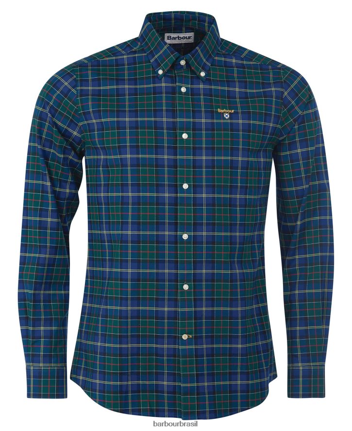 roupas Barbour camisa de alfaiataria xadrez oxbridge hera de verão homens NH4442347