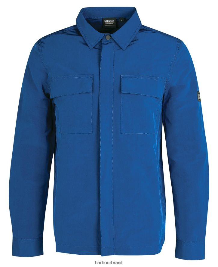 roupas Barbour camisa de cilindro preto clássico homens NH4442531