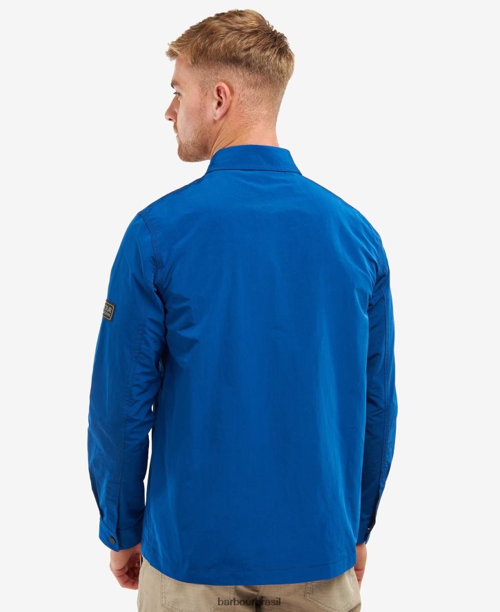 roupas Barbour camisa de cilindro preto clássico homens NH4442531