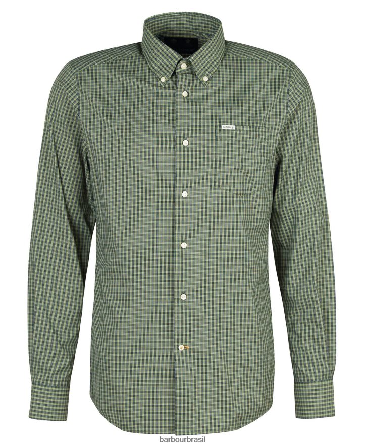 roupas Barbour camisa de performance grove marinha homens NH4442284
