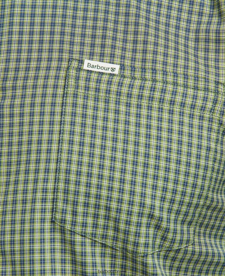 roupas Barbour camisa de performance grove marinha homens NH4442284