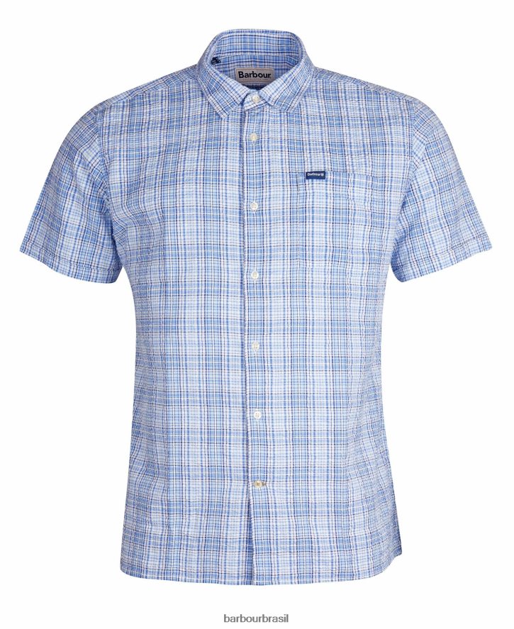 roupas Barbour camisa de verão de manga curta deanhill hortelã empoeirada homens NH4442400