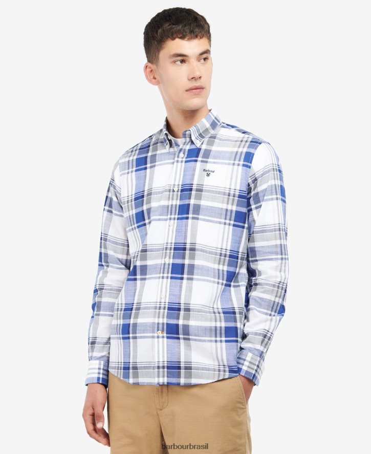 roupas Barbour camisa infantil sob medida Oliva homens NH4442457