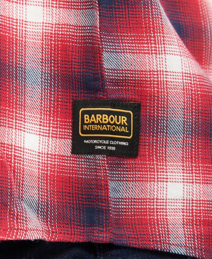 roupas Barbour camisa kershaw corrida verde homens NH4442446