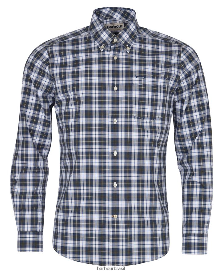 roupas Barbour camisa sob medida foxlow pimenta vermelha homens NH4442377