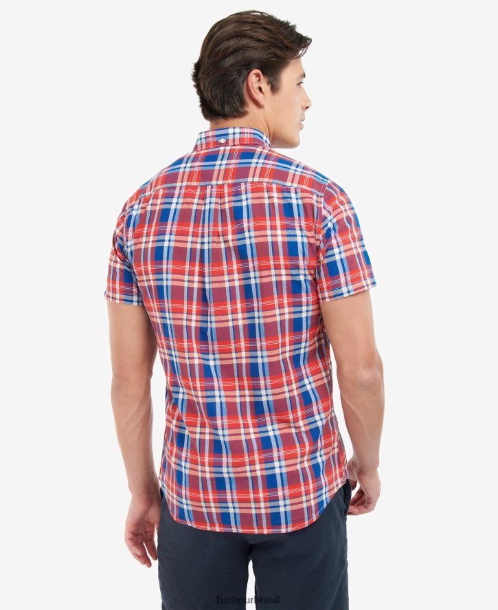 roupas Barbour camisa sob medida nickwell céu homens NH4442443
