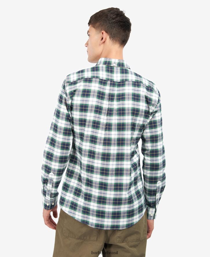 roupas Barbour camisa sob medida oxbridge hera tartan homens NH4442447