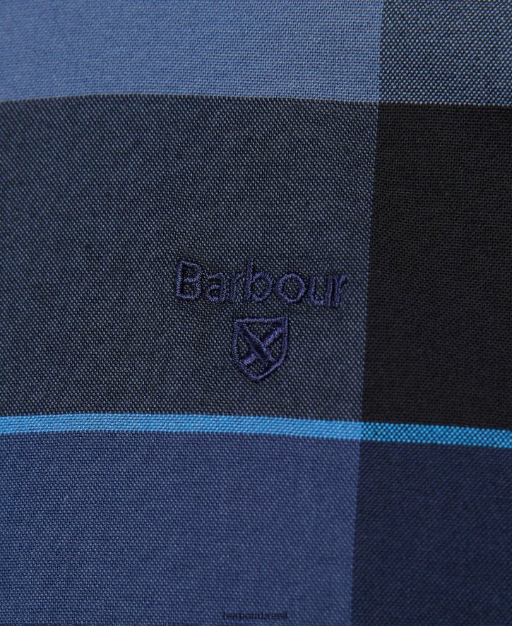 roupas Barbour camisa sob medida sutherland tartã clássico homens NH4442374