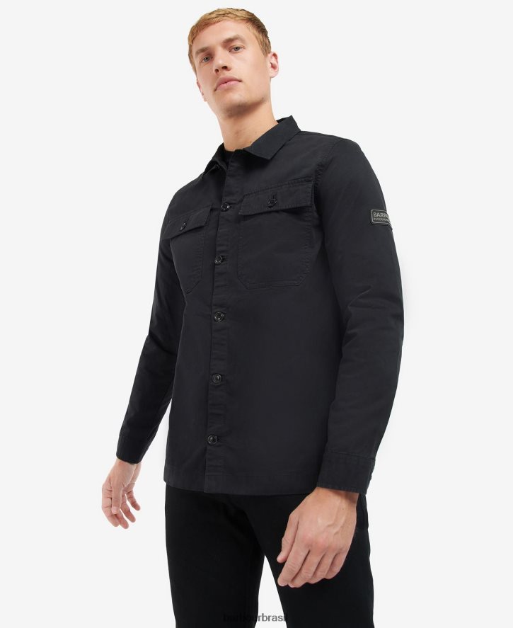 roupas Barbour camiseta adey horizonte azul homens NH4442297