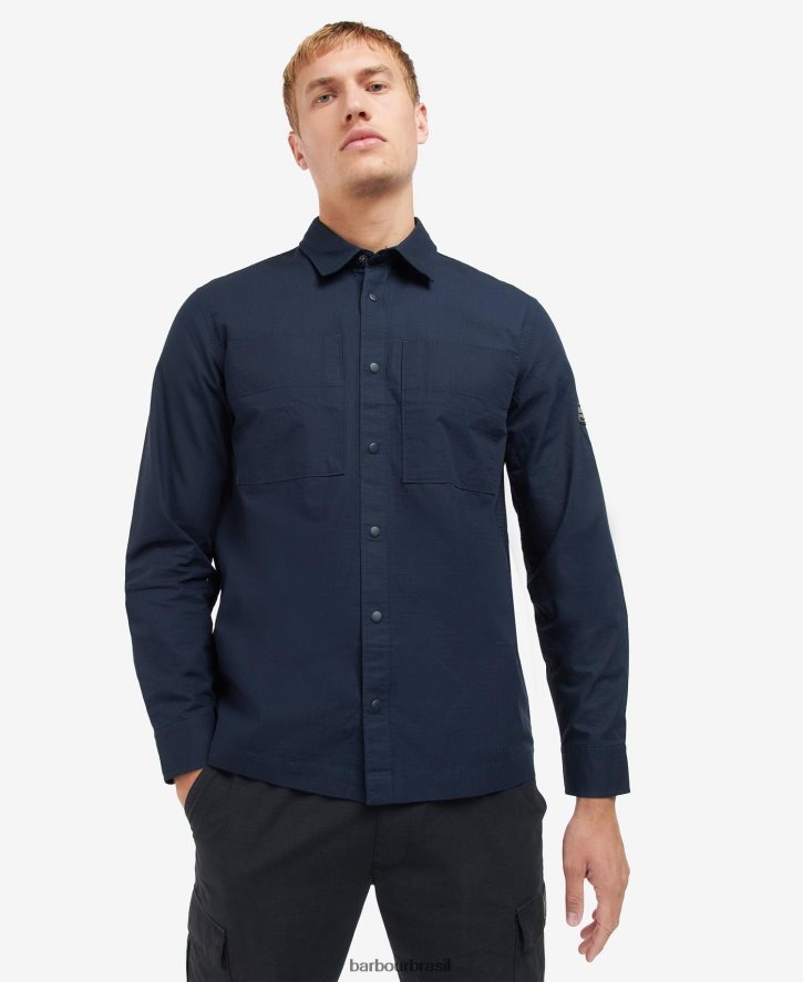 roupas Barbour camiseta dyne céu noturno homens NH4442456