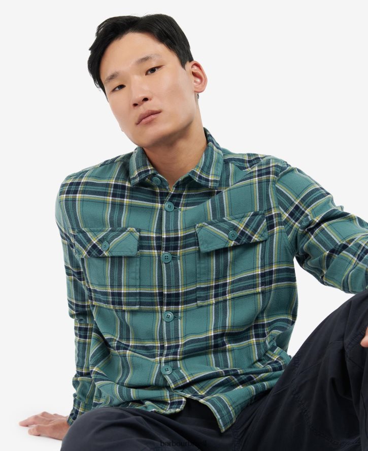 roupas Barbour camiseta hallfell tapenade homens NH4442477