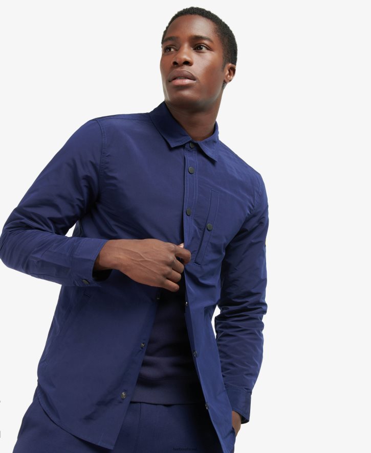 roupas Barbour camisola de ligação névoa homens NH4442353