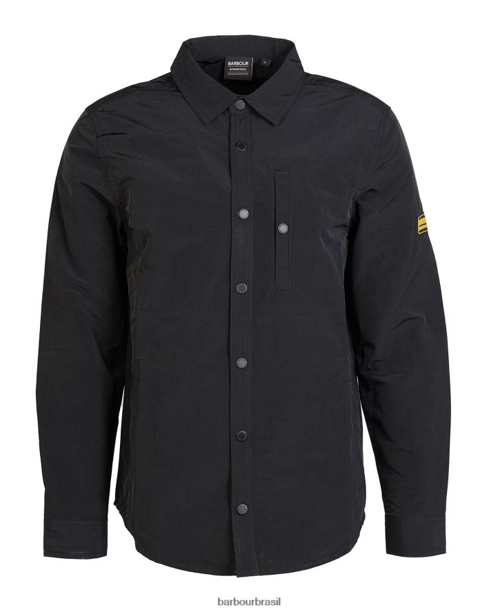 roupas Barbour link de camiseta internacional azul ardósia homens NH4442536