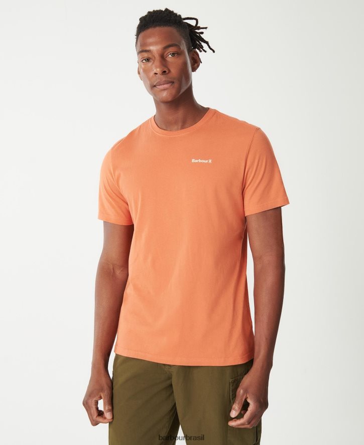 roupas Barbour camiseta Kentrigg azeitona queimada homens NH4442749