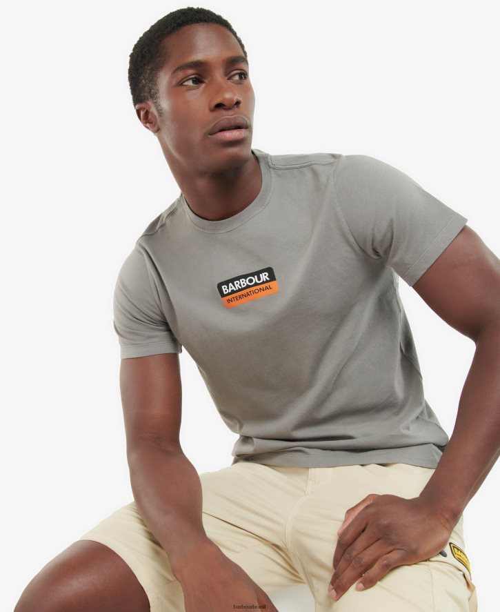 roupas Barbour camiseta bennet Pó azul homens NH4442924