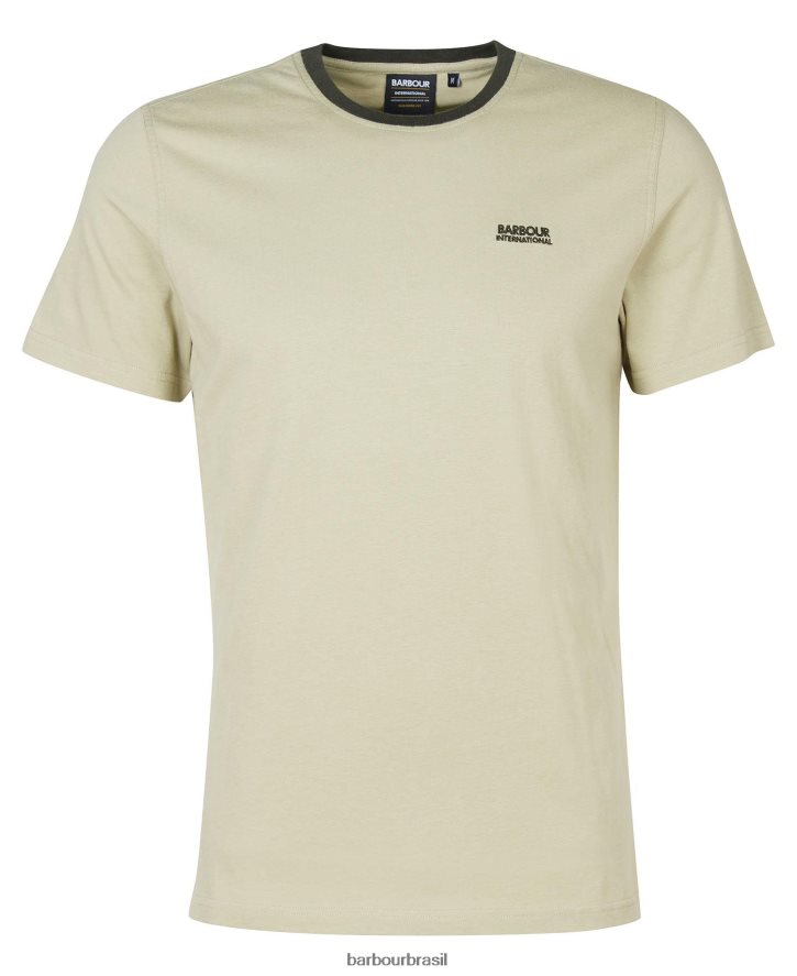 roupas Barbour camiseta com cadeado areia de cavalaria homens NH4442871