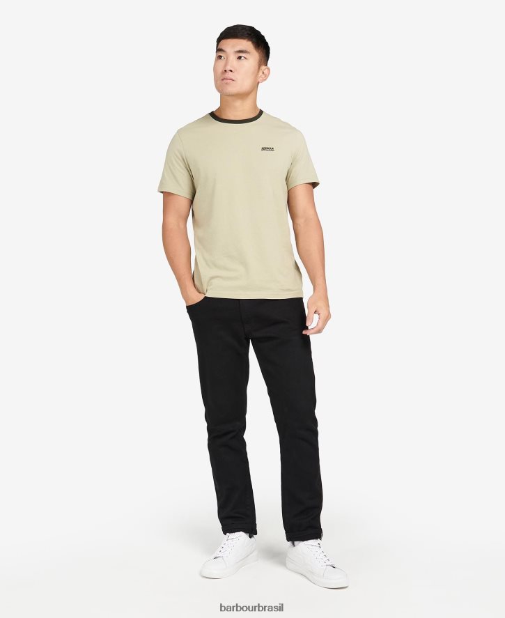 roupas Barbour camiseta com cadeado areia de cavalaria homens NH4442871