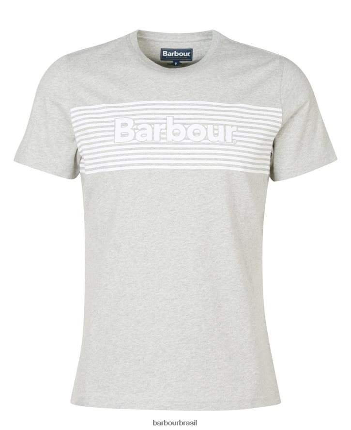 roupas Barbour camiseta com desenho de condeno marinho clássico homens NH4442850
