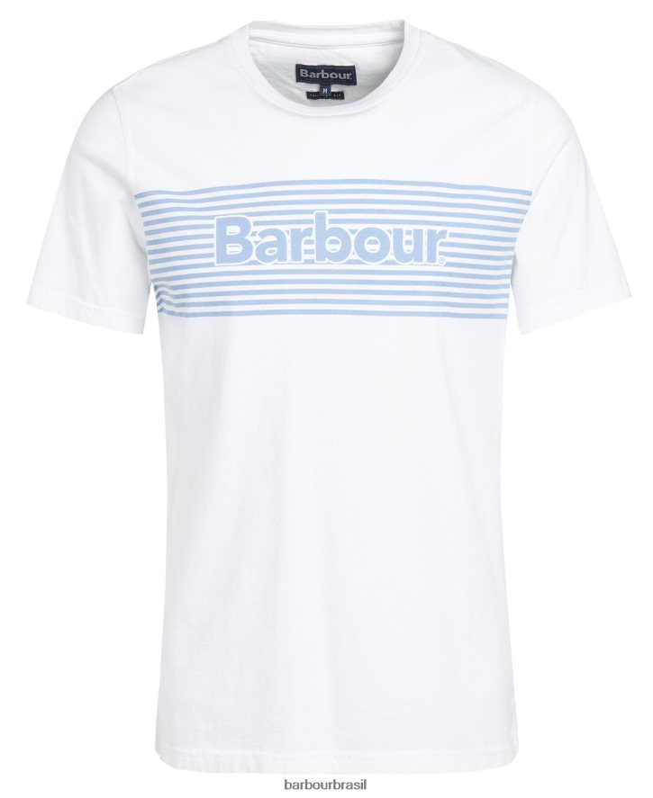 roupas Barbour camiseta com desenho de condeno marinho clássico homens NH4442876