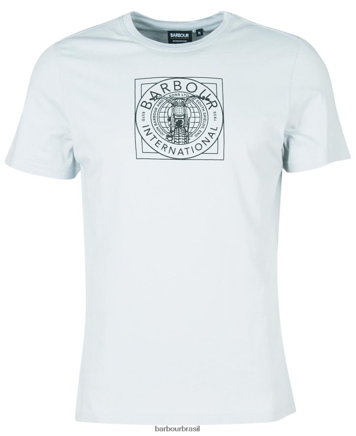 roupas Barbour camiseta com estampa gráfica miles céu noturno homens NH4442927