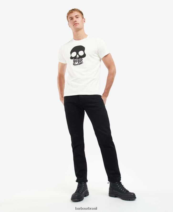 roupas Barbour camiseta com estampa gráfica vantage corrida verde homens NH4442868