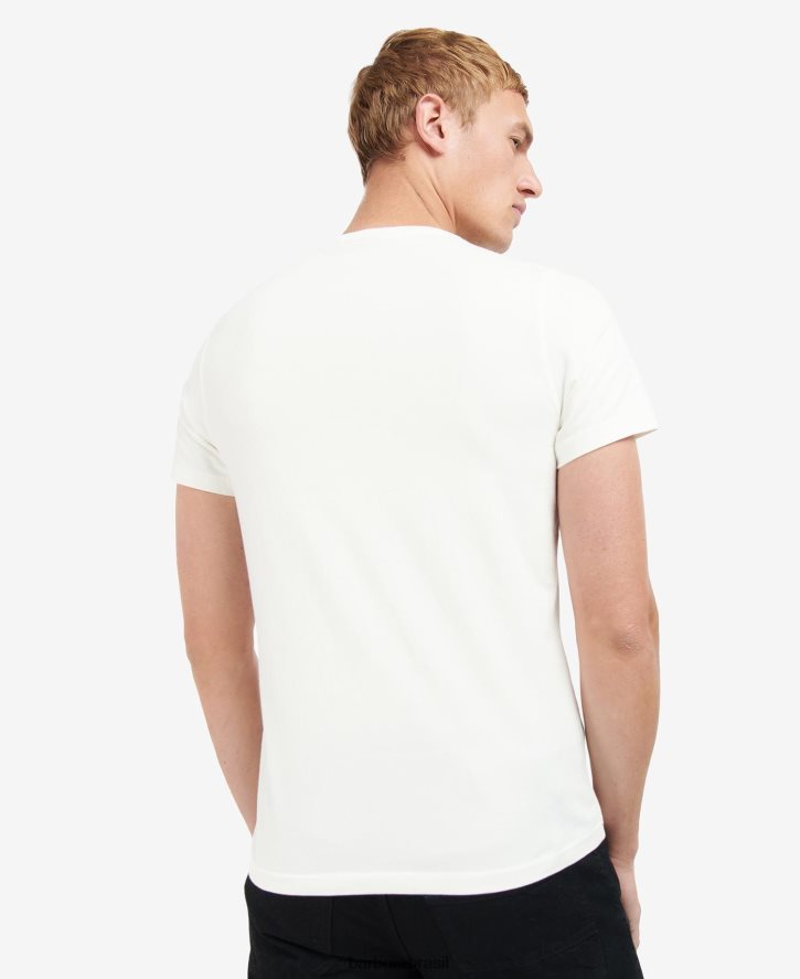 roupas Barbour camiseta com estampa gráfica vantage corrida verde homens NH4442868