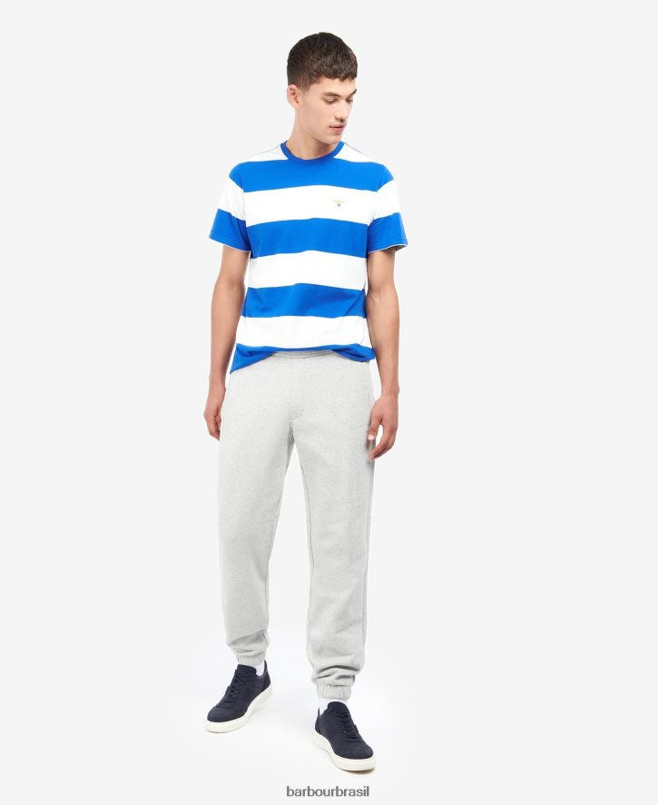 roupas Barbour camiseta com listras cornell sicômoro homens NH4442923
