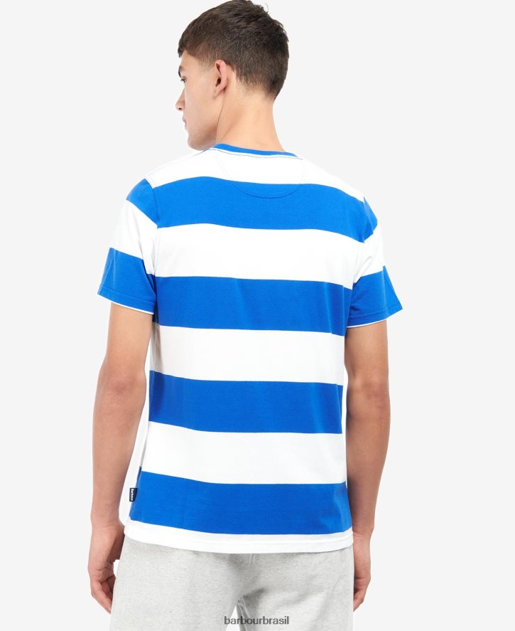 roupas Barbour camiseta com listras cornell sicômoro homens NH4442923