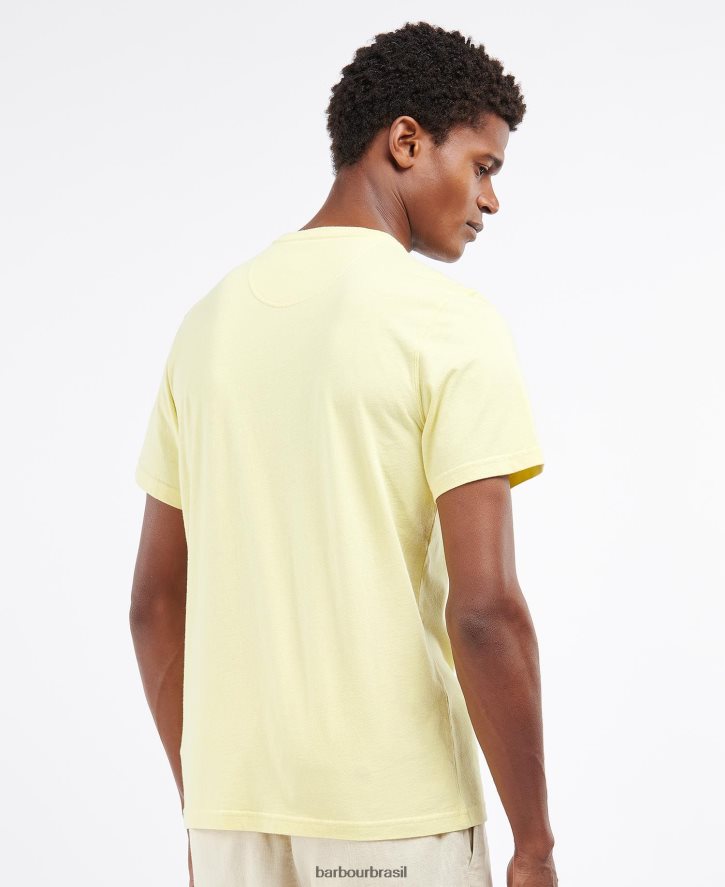 roupas Barbour camiseta esportiva hortelã empoeirada homens NH4442812