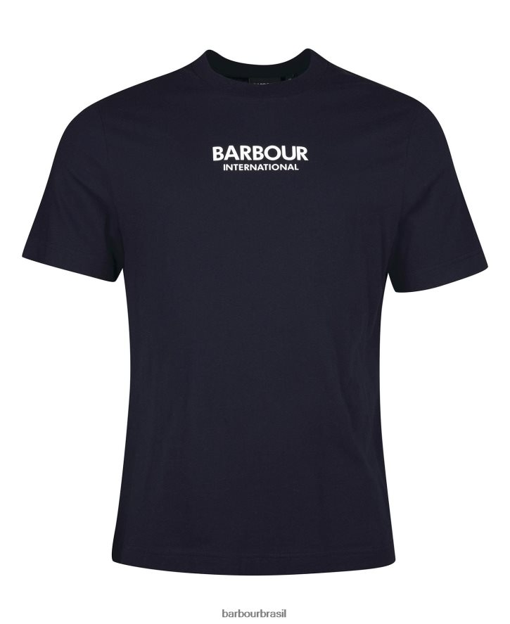 roupas Barbour camiseta fórmula céu noturno homens NH4442834