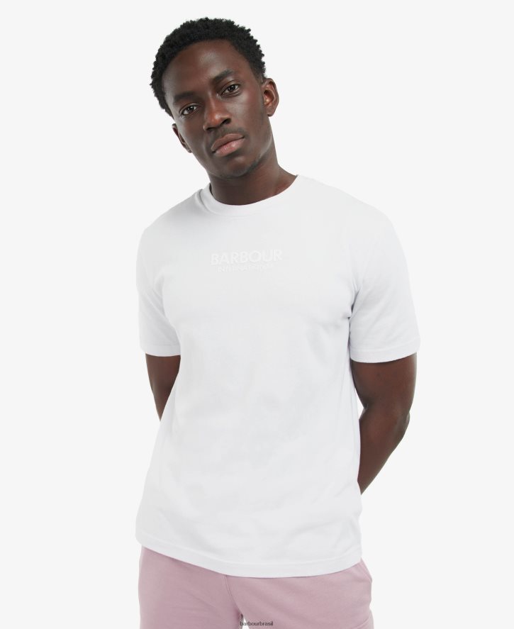 roupas Barbour camiseta fórmula lilás homens NH4442915