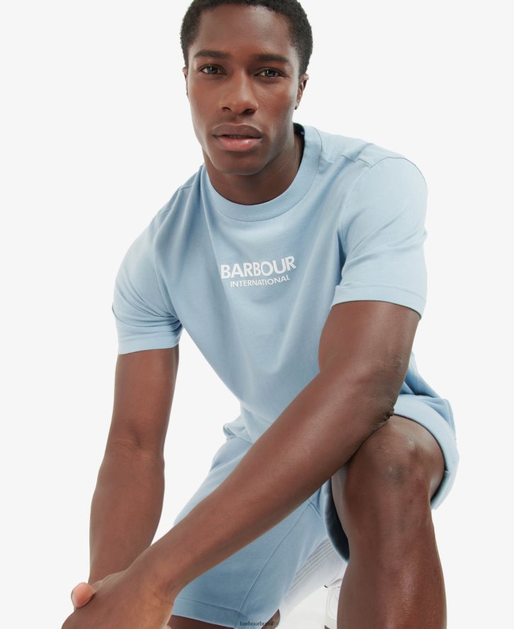 roupas Barbour camiseta fórmula lilás homens NH4442954