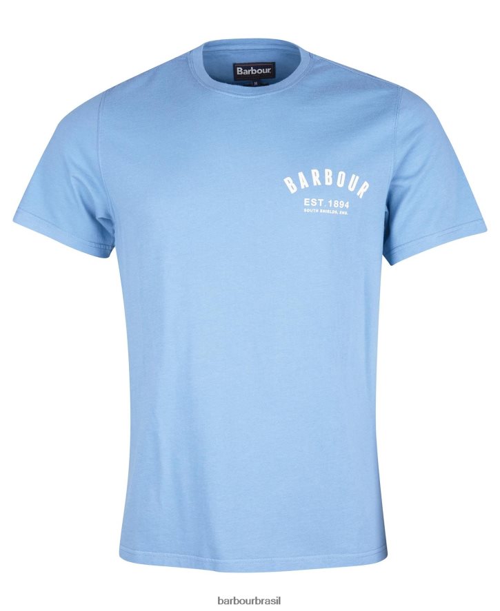 roupas Barbour camiseta formal hortelã empoeirada homens NH4442774